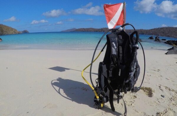 BCD on Beach